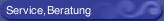Service, Beratung